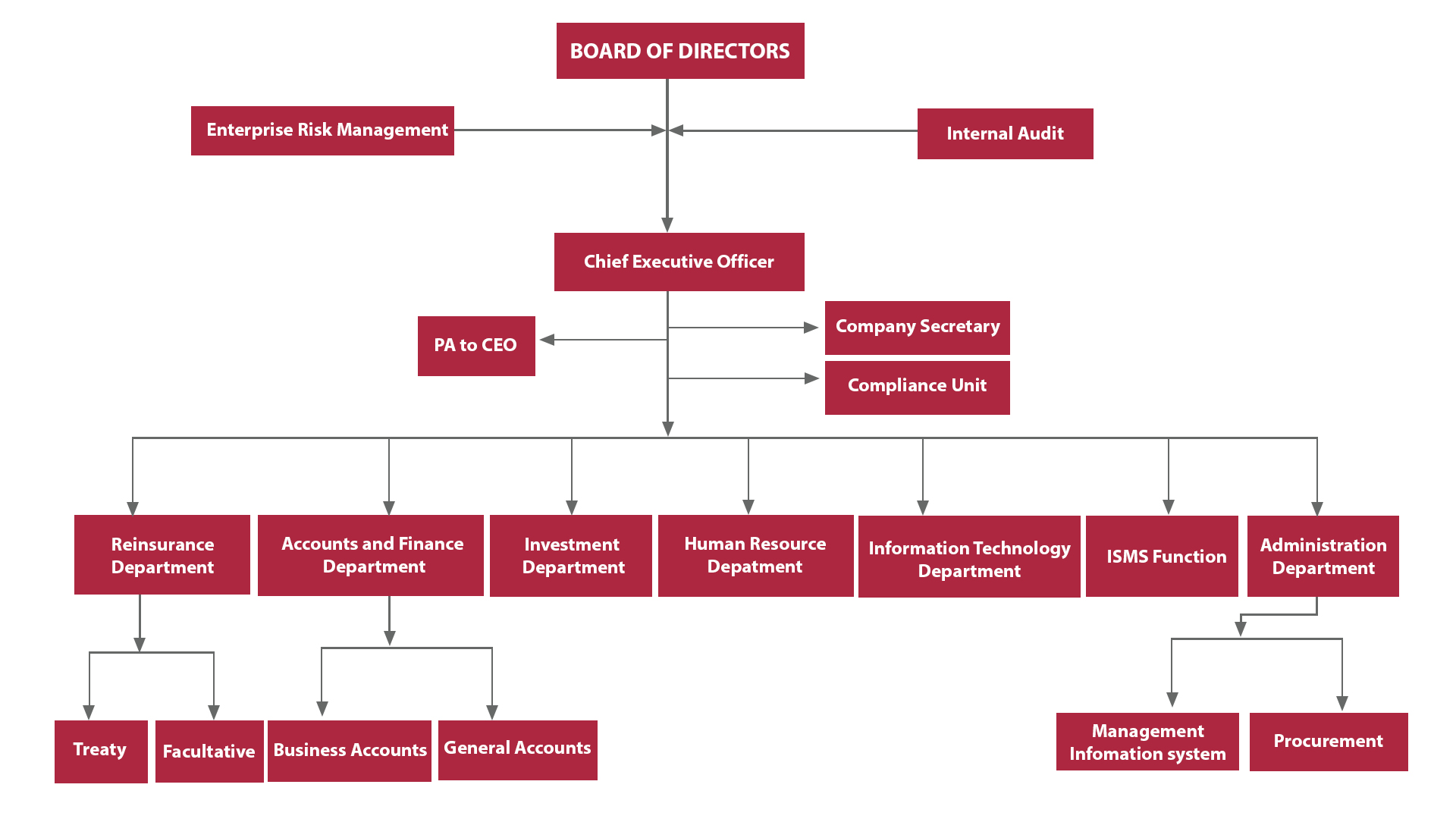 Organogram – GIC Bhutan Reinsurance Co. Ltd.